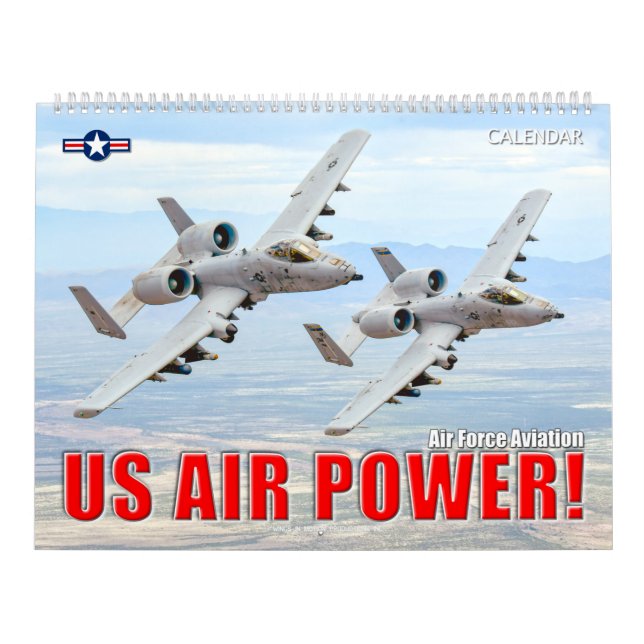 US LUFT STRÖM! luft Force Aviation Kalender (Omslag)
