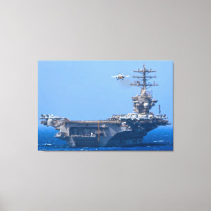 US LUFTFARTYG - CVN-68 32x48 Canvastryck