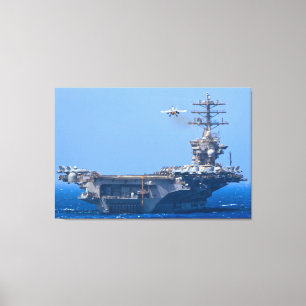 US LUFTFARTYG - CVN 68 32x48 Canvastryck