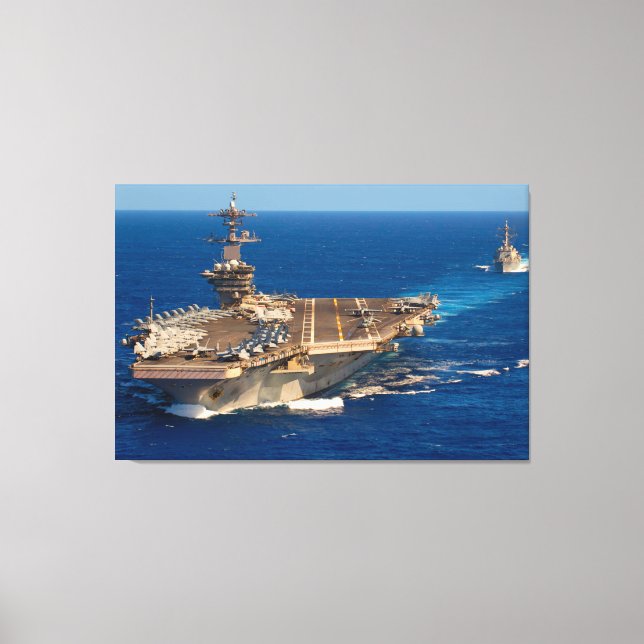 US LUFTFARTYG - CVN-71 32x48 Canvastryck (Framsida)