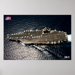 US LUFTFARTYG - CVN-72 POSTER