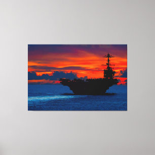 US LUFTFARTYG - CVN-73 40 x 60 Canvastryck