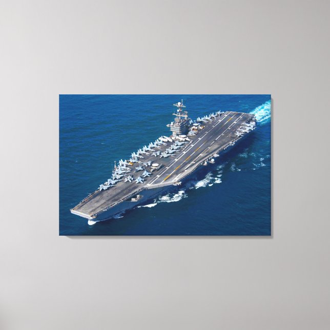 US LUFTFARTYG - CVN-74 24x36 Canvastryck (Framsida)