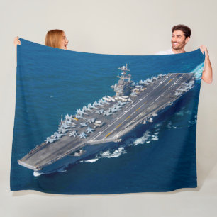 US LUFTFARTYG - CVN 74 FLEECEFILT