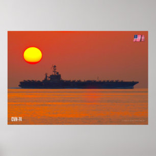 US LUFTFARTYG - CVN-74 POSTER