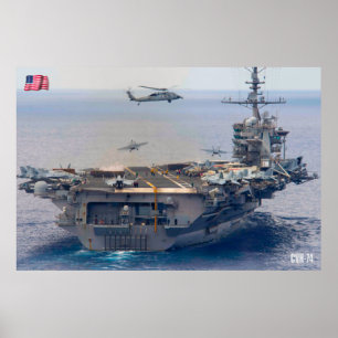US LUFTFARTYG - CVN-74 POSTER