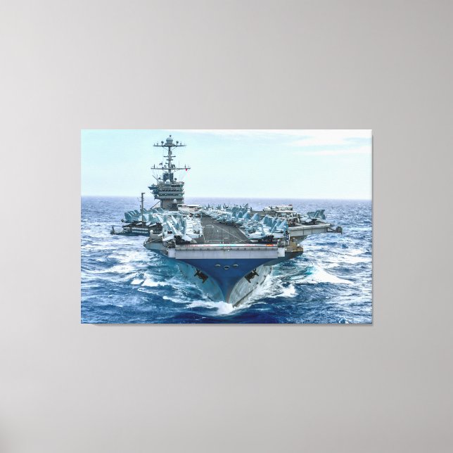 US LUFTFARTYG - CVN-75 32x48 Canvastryck (Framsida)