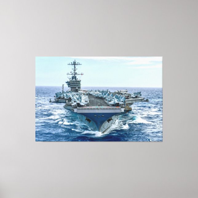 US LUFTFARTYG - CVN-75 40 x 60 Canvastryck (Framsida)