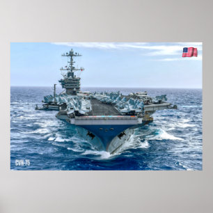 US LUFTFARTYG - CVN-75 POSTER