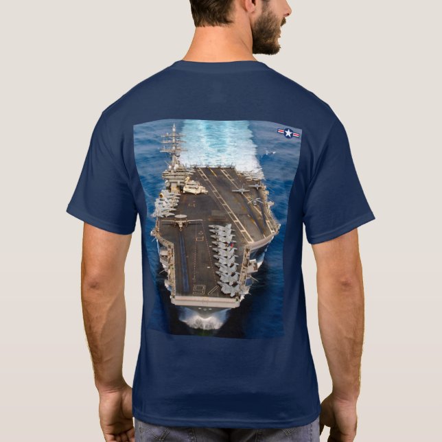 US LUFTFARTYG - CVN-76 T SHIRT (Baksida)