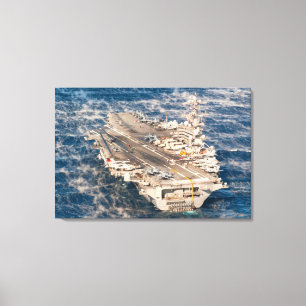 US LUFTFARTYG - CVN-77 24x36 Canvastryck