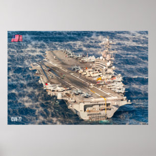 US LUFTFARTYG - CVN-77 POSTER