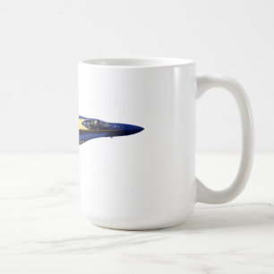 Us-MARIN/mugg för flottablåttänglar F-15 Kaffemugg