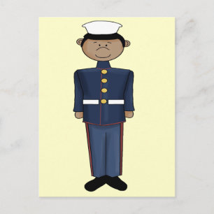 US Marine Corp Boy Vykort