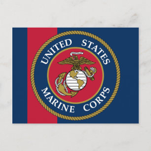 US Marine Corps - Blue Vykort