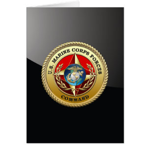 US Marine Corps Forces Command (MARFORCOM) [3D] Hälsningskort