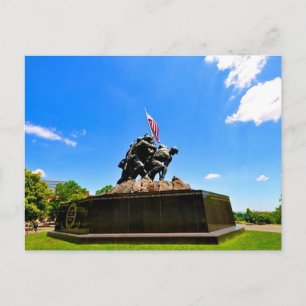 US Marine Corps Iwo Jima-minnesmärket Washington D Vykort