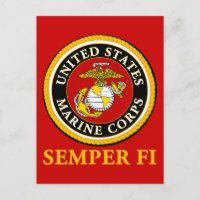 US Marine Officiell Seal - Semper Fi