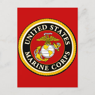 US Marine Officiell Seal Vykort