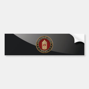 US Marines: Master Gunnery sergeant (USMC MGySgt) Bildekal