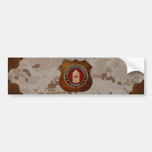 US Marines: Master Gunnery sergeant (USMC MGySgt) Bildekal