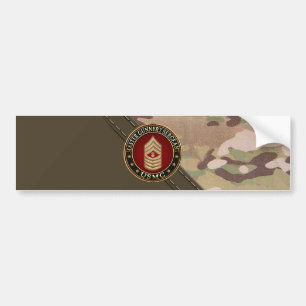US Marines: Master Gunnery sergeant (USMC MGySgt) Bildekal