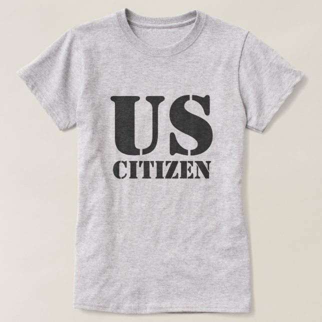 US-medborgare Tee (Design framsida)