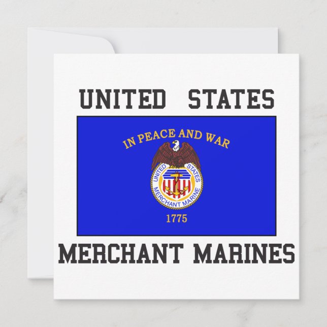 US Merchant Marine Inbjudningar (Framsida)