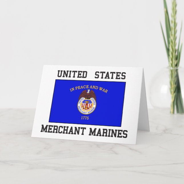 US Merchant Marine Kort (Framsida)