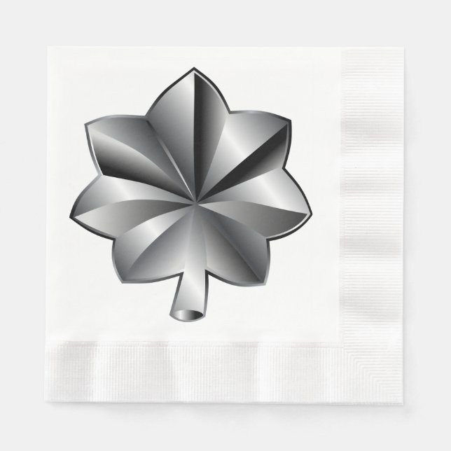 US militär grad - Lieutenant Colonel Pappersservett (Framsidan)