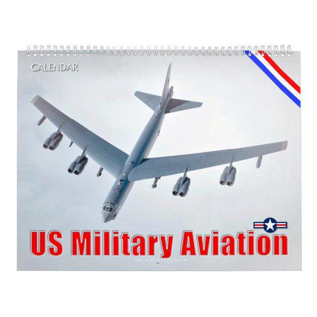 US MILITÄRA LUFTFARTSKALENDER KALENDER (Omslag)