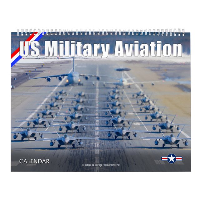 US MILITÄRA LUFTFARTSKALENDER KALENDER (Omslag)