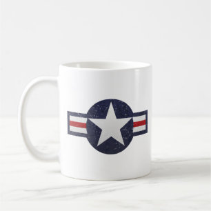 US Military Aviation National Roundel Insignia Kaffemugg