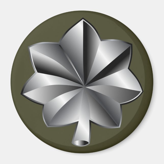US Military Rank - överstelöjtnant Magnet (Framsidan)