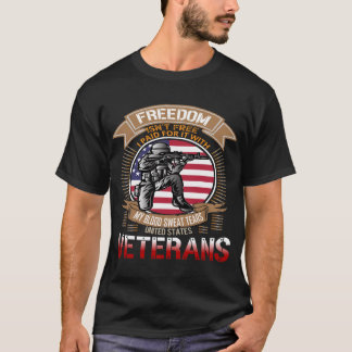 US Military Veteran Hyllnings T-Shirt
