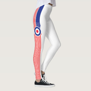 US Mod Scooter Rand Decor on Leggings
