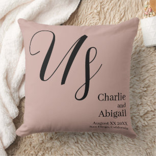 US Modern Romantic Bröllop på Dusty Rosa Kudde