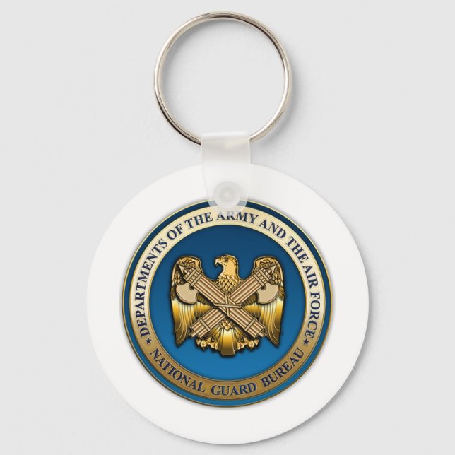 US National Guard Bureau Nyckelring (Framsida)