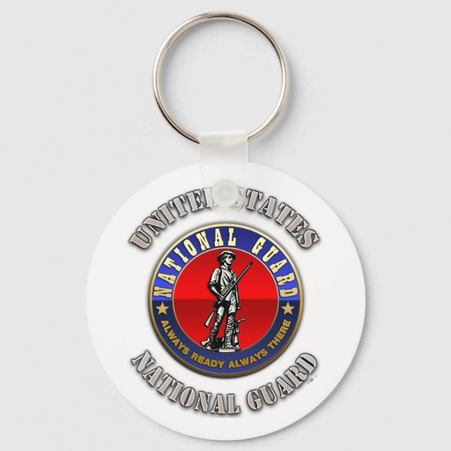 US National Guard Nyckelring (Framsida)