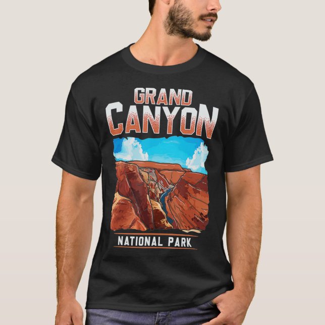 US National Park  Grand Canyon National Park  T Shirt (Framsida)