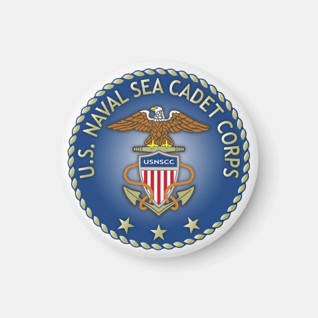 US NAVAL HAVA CADETS Magnet (Framsidan)