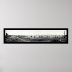 US Navy Aircraft CA Photo 1918 Poster