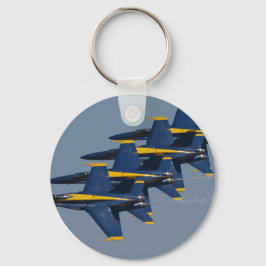 US Navy Blue Änglar Nyckelring