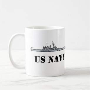 US NAVY BRÄNSLE FÖR FLEET KAFFEMUGG