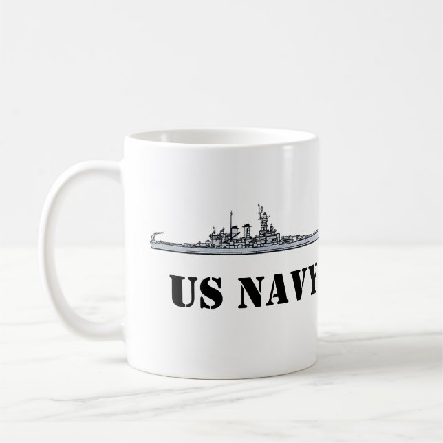 US NAVY BRÄNSLE FÖR FLEET KAFFEMUGG (Vänster)