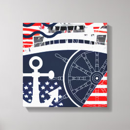 US Navy Canvastryck