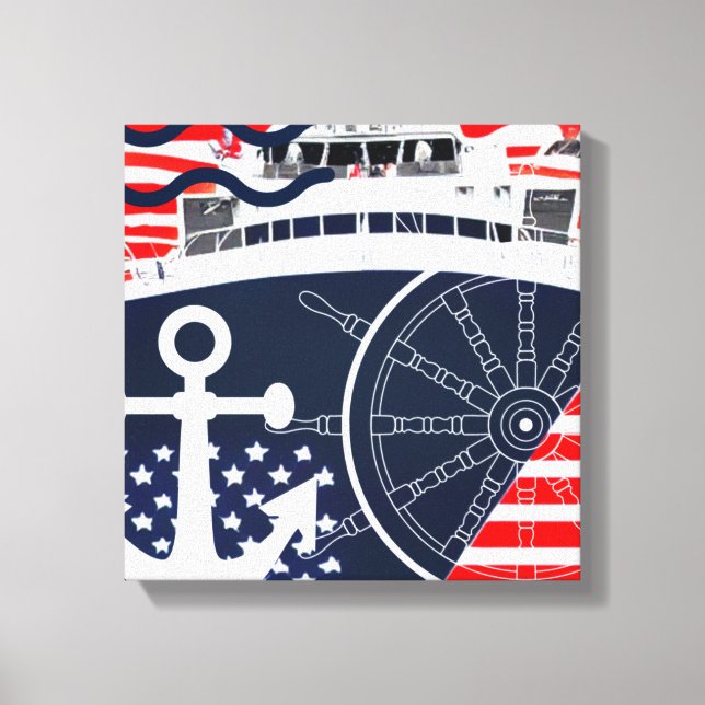 US Navy Canvastryck (Framsida)