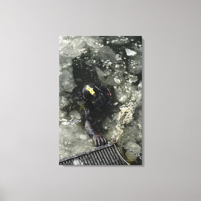 US Navy Diver Canvastryck (Framsida)