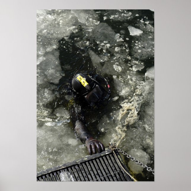US Navy Diver Poster (Framsidan)