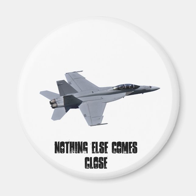 US Navy F-18 Toppen Hornet Magnet (Framsidan)